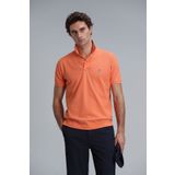 Lufian Laon Smart Erkek Polo Tişört Slim Fit Koyu Turuncu