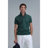 Lufian Laon Smart Erkek Polo Tişört Slim Fit Ördek Yeşili - XS