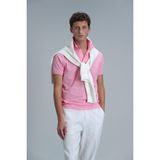 Lufian Laon Smart Erkek Polo Tişört Slim Fit Pembe - Pembe
