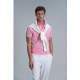 Lufian Laon Smart Erkek Polo Tişört Slim Fit Pembe