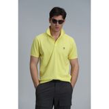 Lufian Laon Smart Erkek Polo Tişört Slim Fit Sarı - XS - Sarı