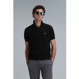 Lufian Laon Smart Erkek Polo Tişört Slim Fit Siyah