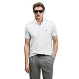 Lufian Laon Smart Erkek Polo Tişört,%100 Pamuk, Beyaz, 2XL