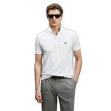 Lufian Laon Smart Erkek Polo Tişört,%100 Pamuk, Beyaz, S Beden