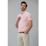 Lufian Laon Spor Polo Pembe Erkek T-Shirt