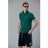 Lufian Laon Spor Polo Yeşil Erkek T-Shirt