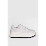 LUFIAN LAURA HAKİKİ DERİ 5CM KALIN TABAN SNEAKER SPOR AYAKKABI KADIN