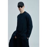 Lufian Lınes Erkek Sweatshirt Lacivert
