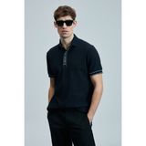 Lufian Lord Smart Erkek Polo Tişört - Lacivert - XL