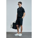 Lufian Lord Smart Erkek Polo Tişört Siyah - XS