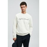 Lufian Loved Erkek Sweatshirt - Kırık Beyaz - 4XL