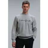 Lufian Lowe Erkek Sweatshirt Açık Gri