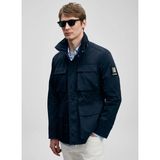 Lufian Lufıan Lacivert Erkek Slim Fit Logo Baskılı Mont Jaxon - 52