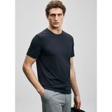 Lufian Lufıan Lacivert Erkek Slim Fit T-Shirt Altero - 2XL