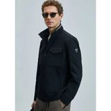 Lufian Lufıan Siyah Erkek Slim Fit Logo Baskılı Mont Scott - 48
