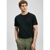 Lufian Lufıan Siyah Erkek Slim Fit Logo Baskılı T-Shirt Pablo