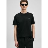 Lufian Lufıan Siyah Erkek Slim Fit T-Shirt Bran