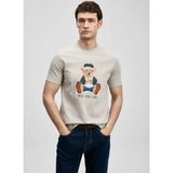 Lufian Lufıan Taş Erkek Slim Fit T-Shirt Teddy - XL