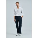 Lufian Lukaso Smart Erkek Chino Pantolon Slim Fit Lacivert - 52