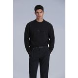 Lufian Luther Erkek Sweatshirt Siyah