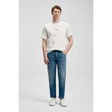 Lufian Marcus Grafik T-Shirt Erkek Kırık Beyaz Modern Stil %65 Pamuklu Konforlu Tasarım - XS
