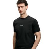 Lufian Marcus Modern Grafik T-Shirt, Erkek, Siyah, XS