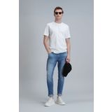 Lufian Mark Smart Jean Erkek Pantolon Slim Fit Mavi