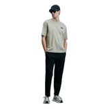 Lufian Mask Modern Grafik T-Shirt, 2XL, KCMN-AST09260, BEJ, Erkek