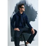 Lufian Maxıma Smart Erkek Chino Pantolon Slim Fit Lacivert