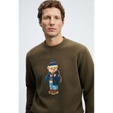 Lufian Mıles Erkek Sweatshirt Kahverengi