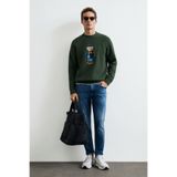 Lufian Mıles Erkek Sweatshirt Yeşil