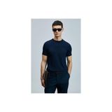 Lufian Minimalist Regular Fit Kısa Kol T-Shirt, L, 25Y111090110, Lacivert, Erkek
