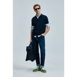 Lufian Moreno Smart Jean Erkek Pantolon Straight Fit Mavi