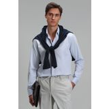 LUFIAN Nagoya Erkek Smart Gömlek Comfort Slim Fit Mavi