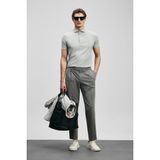 Lufian Nalon Smart Erkek Chino Pantolon Slim Fit Açık Gri - 54