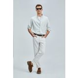 Lufian Nıcer Erkek Basic Gömlek Regular Fit Yeşil 111010639