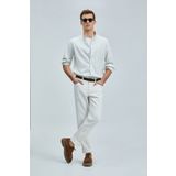 Lufian Nıcer Erkek Basic Gömlek Regular Fit Yeşil