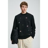 Lufian Noel Erkek Sweatshirt Siyah