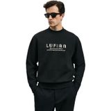 LUFIAN Oracle Sweatshirt, XL, 112030178, Antrasit, erkek