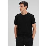 Lufian Pablo Basic Siyah Erkek T-Shirt