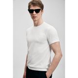 Lufian Pablo Erkek Basic Tişört Kırık Beyaz - 2XL