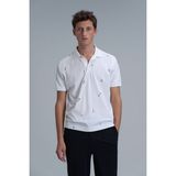Lufian Pascal Smart Erkek Polo Tişört - Beyaz - XXL