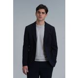 Lufian Peler Spor Erkek Blazer Ceket Slim Fit Lacivert