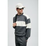 Lufian Pıeces Erkek Sweatshirt Koyu Gri