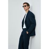 Lufian Piel Spor Erkek Blazer Ceket Slim Fit Lacivert - 54