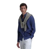Lufian Pitaya Erkek Keten Gömlek Comfort Fit Saks XL