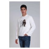 Lufian Pıtcher Erkek Sweatshirt Kırık Beyaz