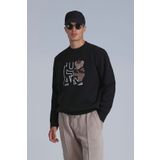 Lufian Pıtcher Erkek Sweatshirt Siyah