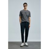 Lufian Pito Smart Erkek Slim Fit Chino Pantolon Dokuma Kumaş Normal Bel Cepli Siyah - 48