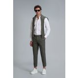 Lufian Plus Smart Erkek Chino Pantolon Slim Fit Yeşil